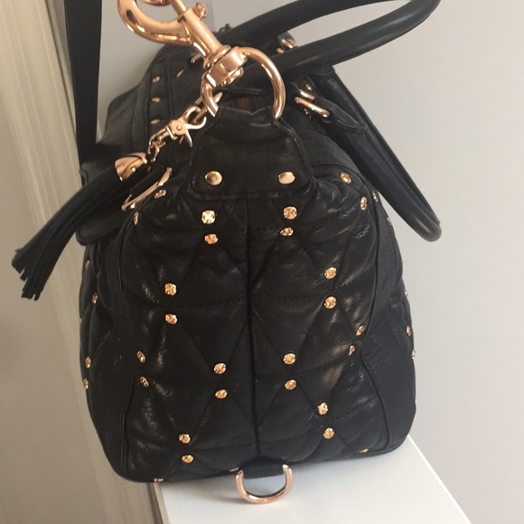 Rebecca Minkoff: Black leather & rose gold bag - Picture 3 of 8